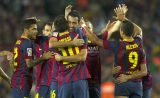 Liga: J28/ Fc Barcelone 7-0 Osasuna (Video)