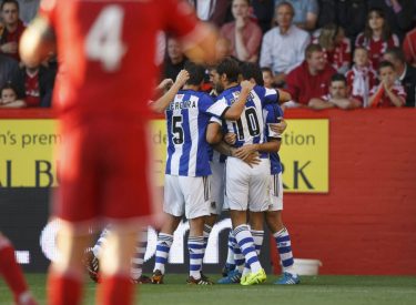 EL : Aberdeen v Real Sociedad : 2-3, Les Basques en barrages