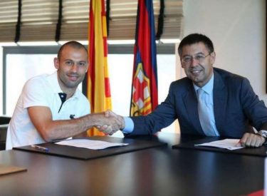 Barça : Mascherano a signé son nouveau contrat