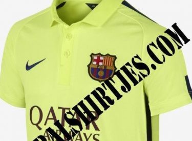 Barça : Le maillot third 2014/15 jaune fluo ?