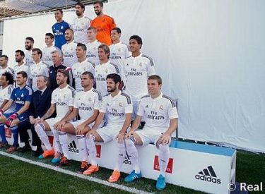 Real : Prise de la photo officielle 2014/15