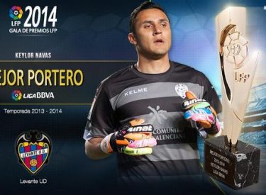 Premios de la Liga : Navas, Meilleur gardien 2013/14