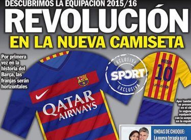 Barça : Le maillot 2015/16 dévoilé ?