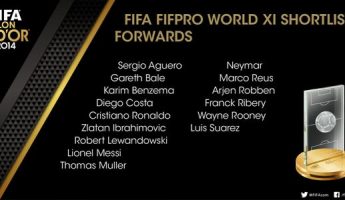 FIFA FIFPro World XI : Les 15 attaquants nommés