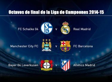 Ligue des Champions : Dates des 8èmes de finale