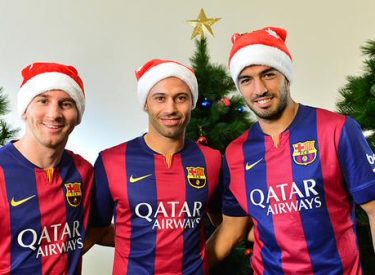 Barça : Messi et Suarez vous souhaitent Joyeux Noël