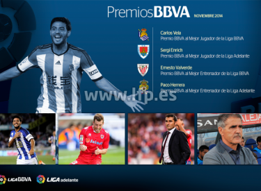 Liga : Vela, Meilleur joueur de novembre