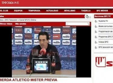 Séville : Quand le site de club insulte l’Atlético