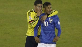 Colombie : James « J’ai dit à Neymar de se calmer »
