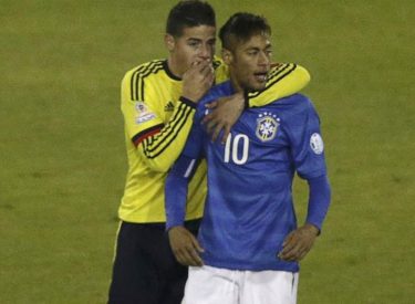 Colombie : James « J’ai dit à Neymar de se calmer »
