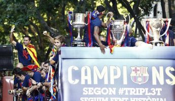 Barça : La parade des Champions