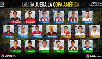 Copa América 2015 : Les joueurs de la Liga présents