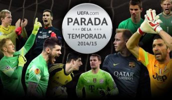 UEFA : Les nommés pour le plus bel arrêt 2014/15