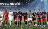 UEFA : Le Barça domine l’équipe de l’année 2015