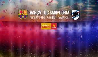 Gamper : Sampdoria v Barça 20h30 : Premier test de la saison avant la Supercopa