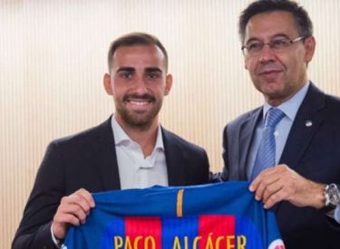 Barça : Paco Alcacer présenté