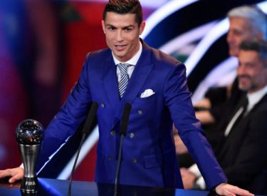 FIFA : Cristiano Ronaldo remporte le prix The Best !