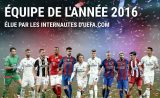 UEFA : L’équipe type de l’année 2016 des internautes