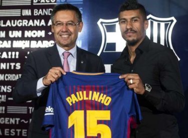 Barça : Paulinho présenté au Camp Nou
