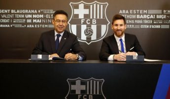 Barça : Messi prolonge jusqu’en 2021 !